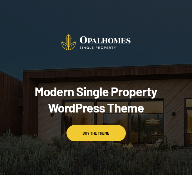 Opalhomes - Das beste moderne und luxuriöse WordPress-Theme für Einzelobjekte
