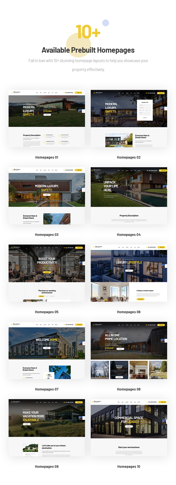 Opalhomes - Das beste moderne und luxuriöse WordPress-Theme für Einzelobjekte