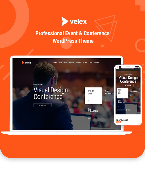 Vetex - Event & Konferenz WordPress Theme