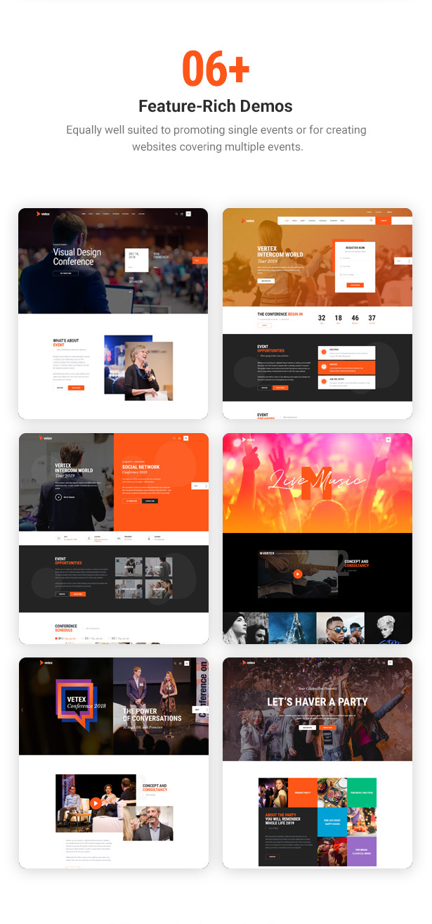 Vetex - Event & Konferenz WordPress Theme