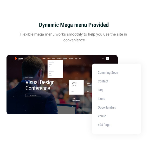 Vetex - Event & Konferenz WordPress Theme