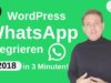 #5 - WhatsApp Kontakt Button (WordPress Plugin) - deutsch