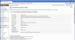 Die besten WordPress Plugins - Tutorial WP System Health german/deutsch