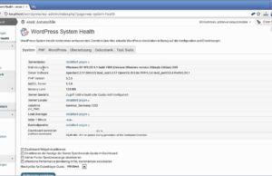Die besten WordPress Plugins – Tutorial WP System Health german/deutsch