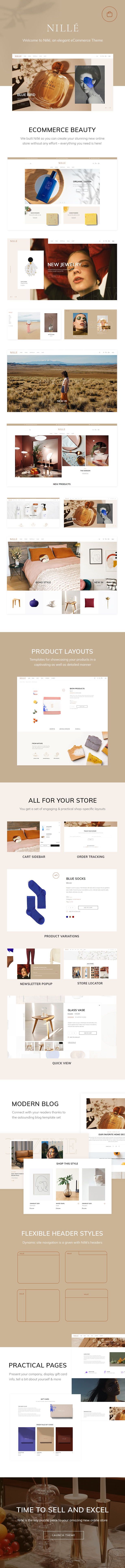 Nillé - Elegantes E-Commerce-Thema - 1