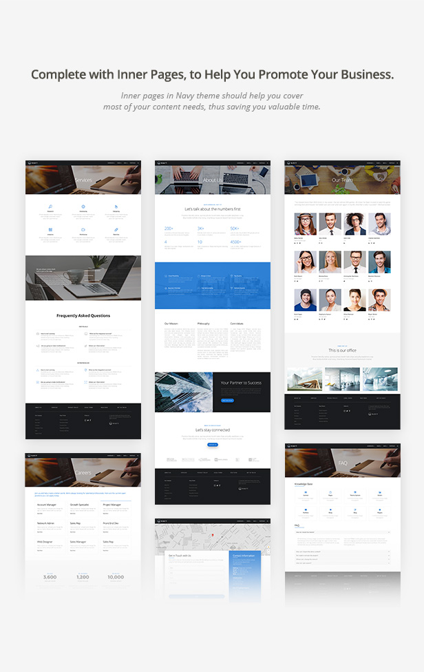 Navy - Mehrzweck-Business-WordPress-Theme mit mehreren Konzepten - 2