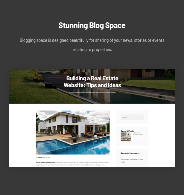 Opalhomes - Das beste moderne und luxuriöse WordPress-Theme für Einzelobjekte