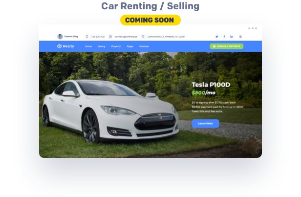 Auto Reanting & Verkauf von WordPress-Vorlage
