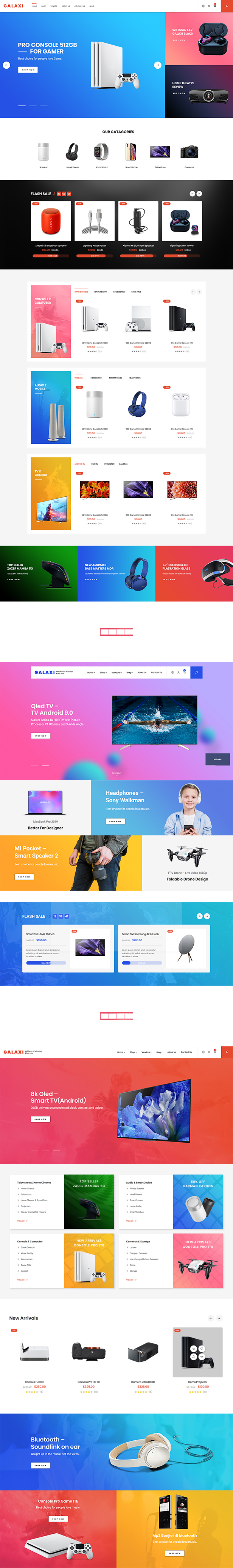 Galaxi - Tech WooCommerce WordPress Theme - 3