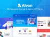 Alvon - Mehrzweck-Startup & Agentur WordPress Layout