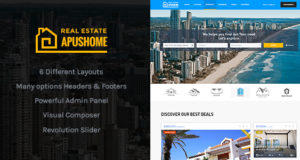 ApusHome – Immobilien WordPress Vorlage