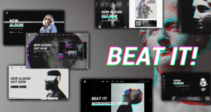 Beatit – Ein WordPress-Vorlage für moderne Musik