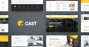 Besetzung – Konstruktion & Bau WordPress Layout