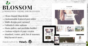 Blossom – Ein responsives WordPress Blog Layout