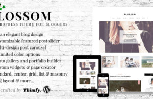 Blossom – Ein responsives WordPress Blog Layout