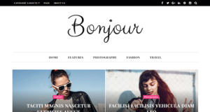 Bonjour – Ein perfektes WordPress Magazin und Blog Vorlage