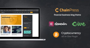 ChainPress | Finanzielle WordPress Business Blog Vorlage