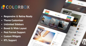 Colorbox – Responsive WordPress Blog Template