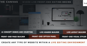 Das Canvas – Mehrzweck-Live-Editing-Thema