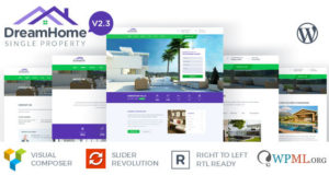 DreamHome – Single Property WordPress Template