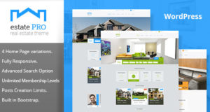 Estate Pro – Immobilien WordPress Vorlage