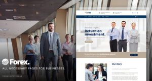 Forex – Business & Finanz WordPress Vorlage