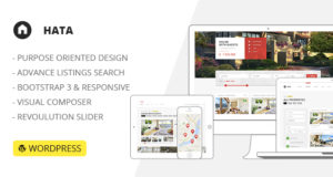 HATA: Responsive Modern Real Estate WordPress Layout