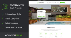 HOME ZONE – Single Property Immobilien WordPress Template