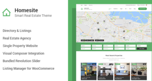 Homesite – Multi Concept Immobilien WordPress Template