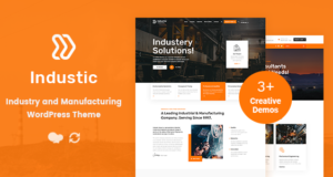 Industic – Fabrik und Herstellung WordPress Layout