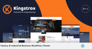 Kingstrox - Factory und Industrial Business WordPress Vorlage