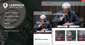 LawPress – Rechtsanwälte & Anwälte WordPress Vorlage