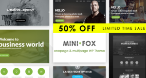 Minifox – Responsives WordPress-Vorlage für mehrere Zwecke