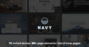 Navy – Mehrzweck-Business-WordPress-Layout mit mehreren Konzepten