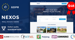 Nexos – Immobilien WordPress Layout