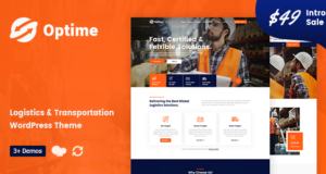 Optime – Logistik und Transport WordPress Layout