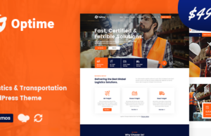 Optime – Logistik und Transport WordPress Layout