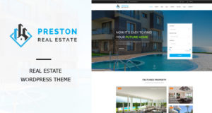 Preston – Immobilien WordPress Layout