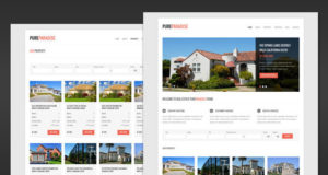 Pure Paradise – Sauberes Immobilien-WordPress-Template
