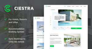 Resort Hotel WordPress Vorlage – Ciestra
