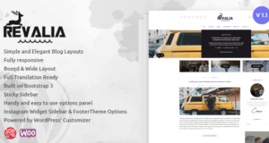 Revalia – WordPress-Blog- und Shop-Template mit mehreren Konzepten