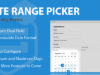 Gravity Forms Datumsbereich Picker