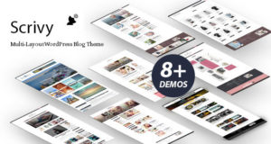Scrivy – WordPress-Blog-Template mit mehreren Layouts