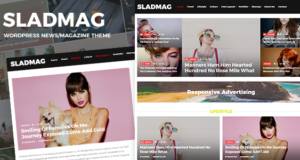 Sladmag – Responsive Nachrichten / Magazin WordPress Layout