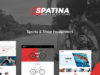 Spatina - Sportgeschäft WooCommerce WordPress Layout