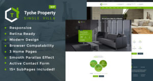 Tyche Properties-Single Property Immobilien WordPress Template