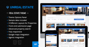 Unreal Estate – Immobilien WordPress Vorlage