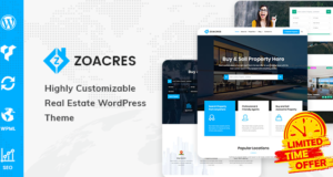 Zoacres – Immobilien WordPress Template