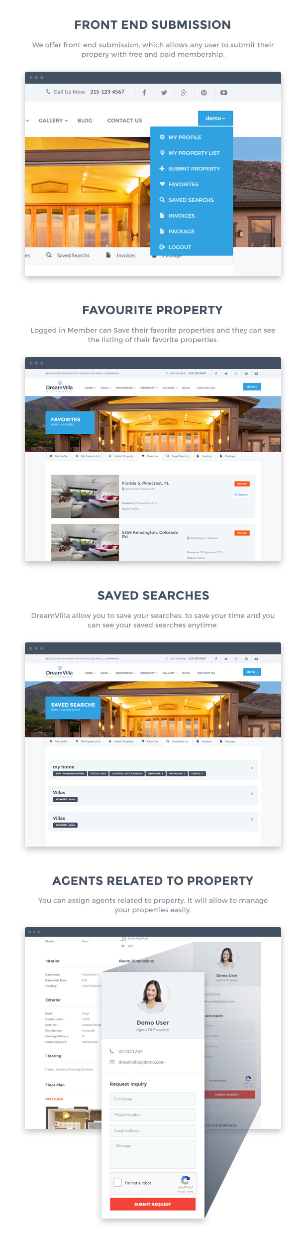 DreamVilla - Immobilien WordPress Theme - 4