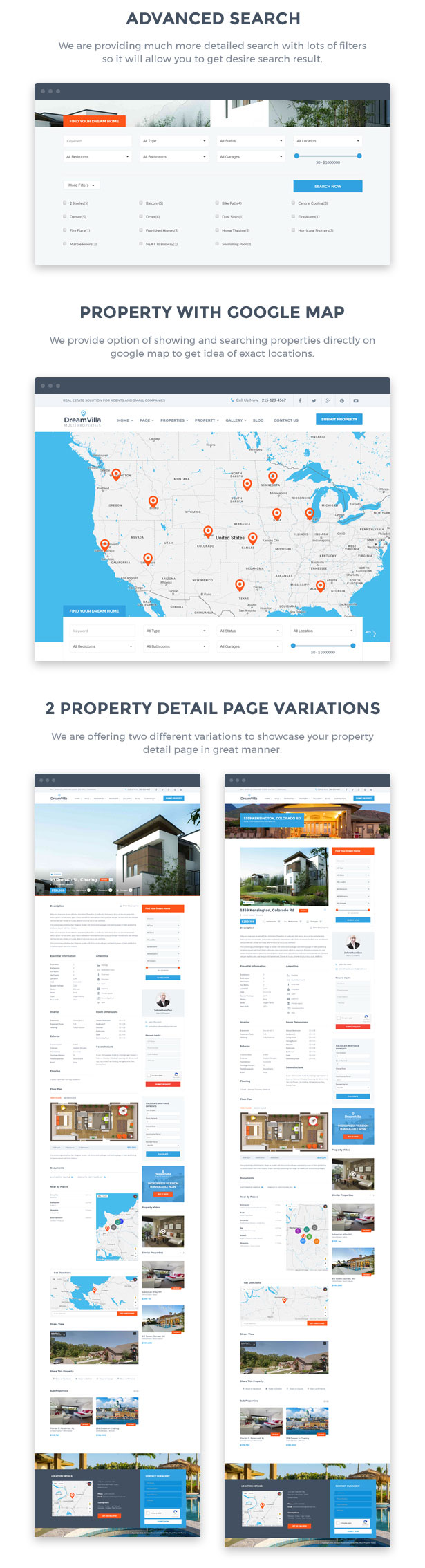 DreamVilla - Immobilien WordPress Theme - 5